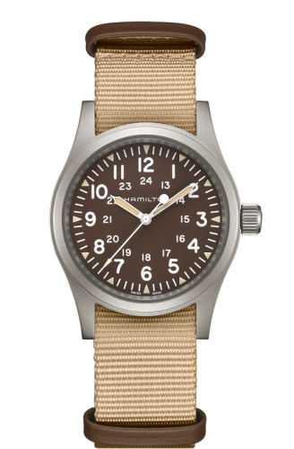 Hamilton Khaki Field Mechanical 38 Brown H69429901