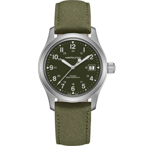 Hamilton Khaki Field Mechanical 38 Green H69439363