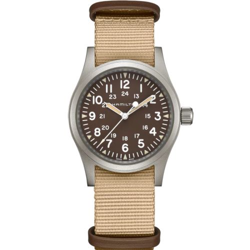 Hamilton Khaki Field Mechanical 38 Brown H69439901