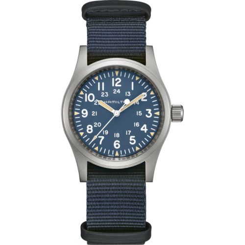 Hamilton Khaki Field Mechanical 38 Blue H69439940