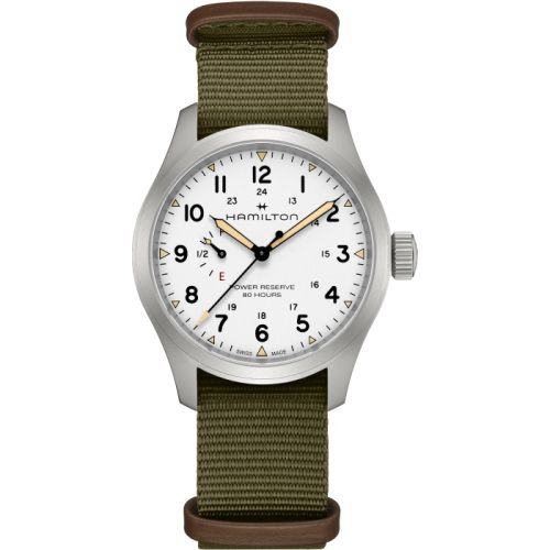 Hamilton Khaki Field Mechanical Power Reserve Stainless Steel / White H69509910