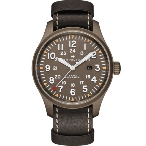 Hamilton Khaki Field Mechanical 50 PVD / Brown H69829560
