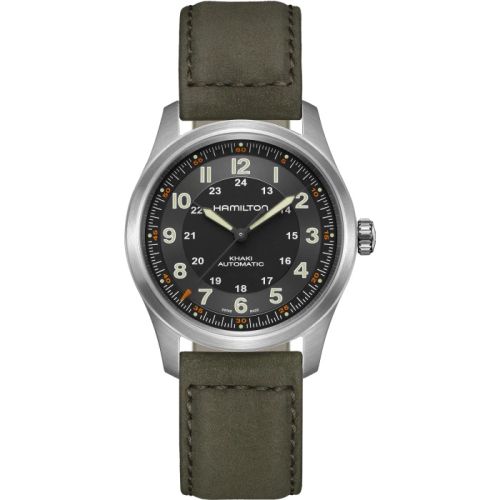 Hamilton Khaki Field Titanium Auto 38 / Black H70205830