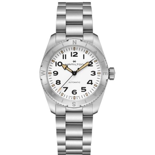 Hamilton Khaki Field Expedition 37 Stainless Steel / White / Bracelet H70225110