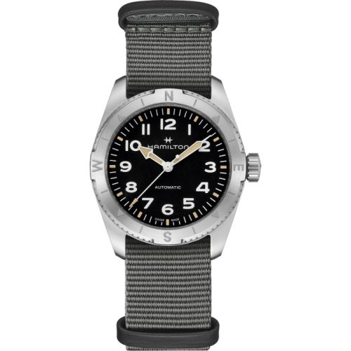 Hamilton Khaki Field Expedition 37 Stainless Steel / Black / NATO H70225930