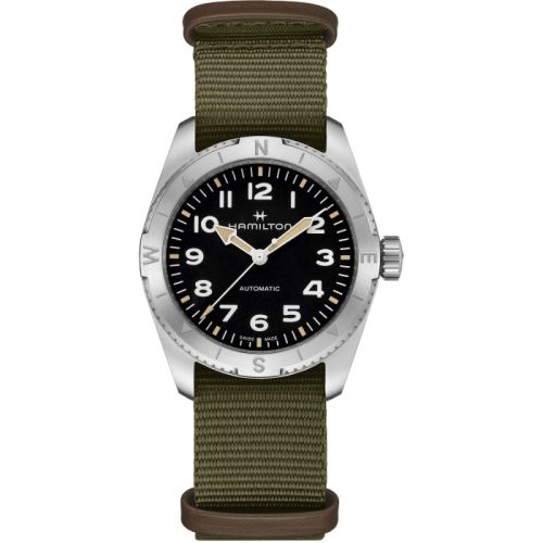 Hamilton Khaki Field Expedition 37 Stainless Steel / Black / NATO H70225931