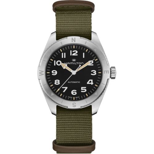 Hamilton Khaki Field Expedition 41 Stainless Steel / Black / NATO H70315931