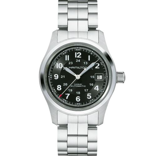 Hamilton Khaki Field Automatic 38 Stainless Steel / Black / Bracelet H70455133