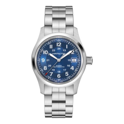 Hamilton Khaki Field Auto 38 Stainless Steel / Blue / Bracelet H70455140
