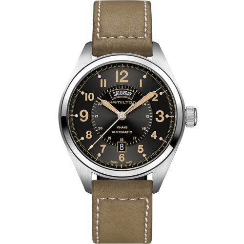 Hamilton Khaki Field Day Date Auto Stainless Steel / Black H70505833