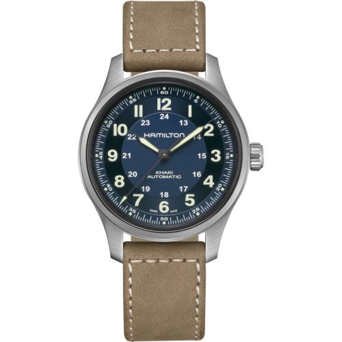 Hamilton Khaki Field Titanium Auto 42 / Blue H70545540