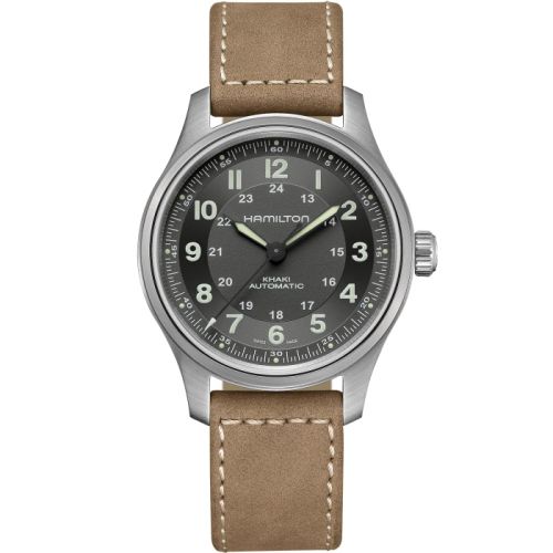 Hamilton Khaki Field Titanium Auto 42 / Grey H70545550