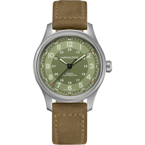 Hamilton Khaki Field Titanium Auto 42 / Green H70545560