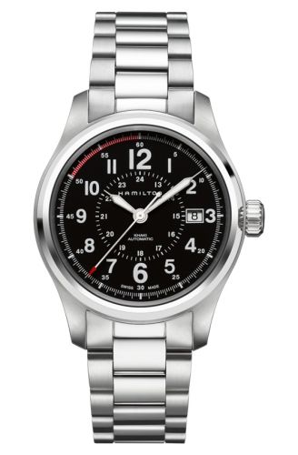 Hamilton Khaki Field Automatic Stainless Steel / Black / Bracelet H70595133