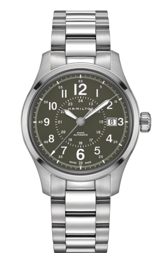 Hamilton Khaki Field Automatic 40mm Green / Bracelet H70595163