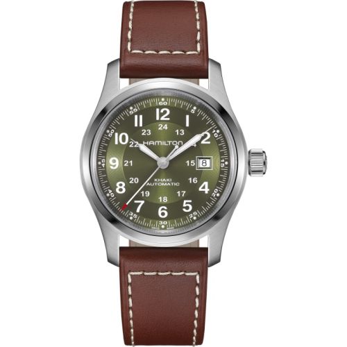 Hamilton Khaki Field Auto 42 Stainless Steel / Green H70605560