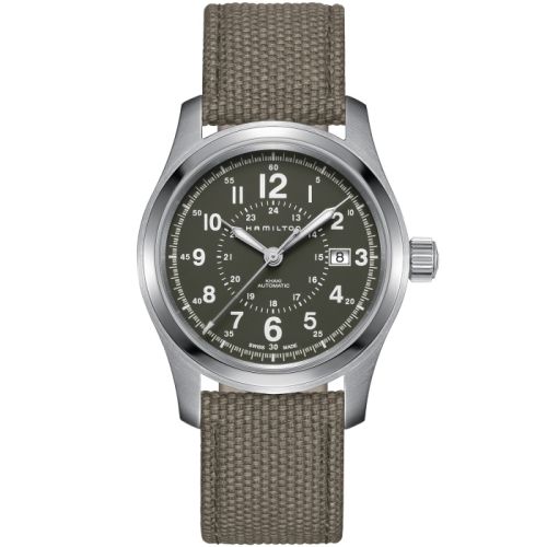 Hamilton Khaki Field Auto 42 Stainless Steel / Green H70605963