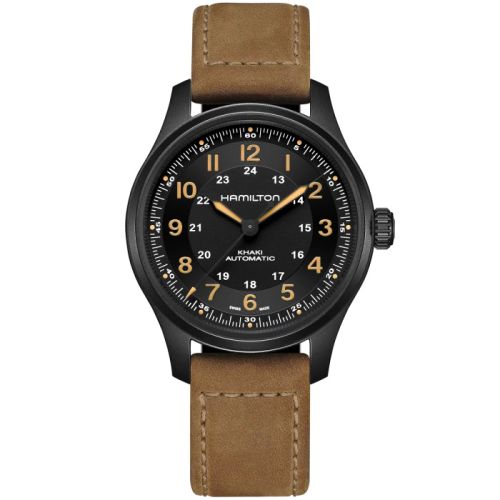 Hamilton Khaki Field Titanium Auto 42 PVD / Black H70665533