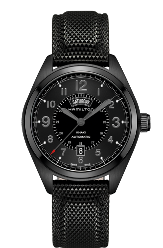 Hamilton Khaki Field Automatic Day Date PVD / Black H70695735