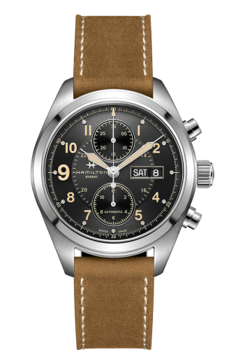 Hamilton Khaki Field Automatic Chronograph Steel / Black H71616535