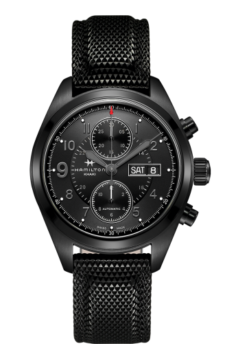 Hamilton Khaki Field Automatic Chronograph PVD / Black H71626735