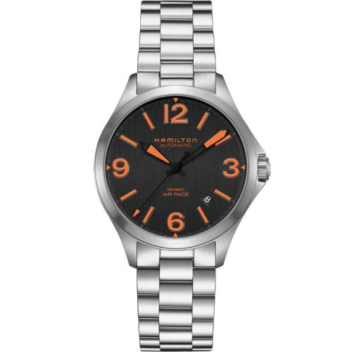 Hamilton Khaki Aviation Air Race 38 Auto Black / Bracelet H76235131