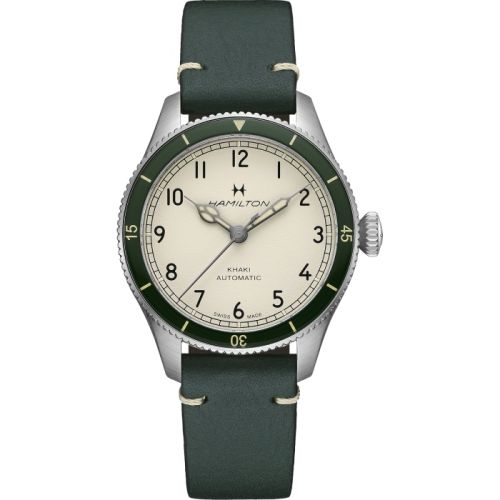 Hamilton Khaki Pilot Pioneer 38 Stainless Steel / White H76255810