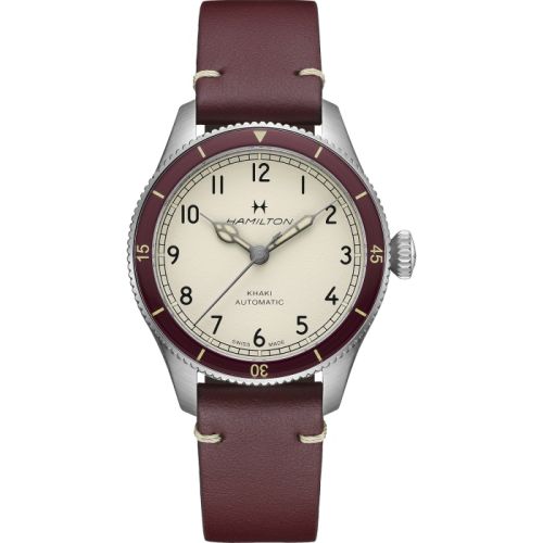 Hamilton Khaki Pilot Pioneer 38 Stainless Steel / White H76265810