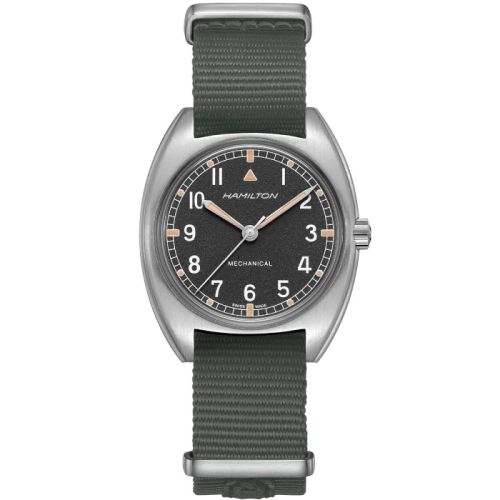 Hamilton Khaki Aviation Pilot Pioneer Mechanical Stainless Steel / Black H76419931