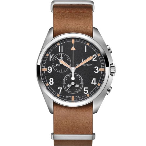 Hamilton Khaki Aviation Pilot Pioneer Chrono Quartz / NATO H76522531