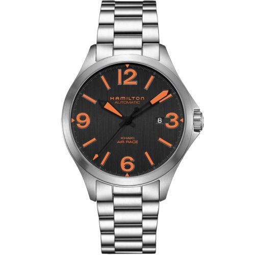Hamilton Khaki Aviation Air Race 42 Auto Black / Bracelet H76535131