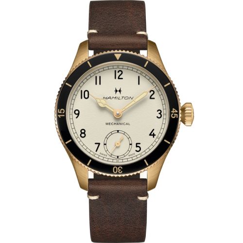 Hamilton Khaki Aviation Khaki Aviation Pilot Pioneer Mechanical 43 Bronze / White H76709510