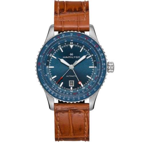 Hamilton Khaki Aviation Converter Auto GMT Stainless Steel / Blue H76715540