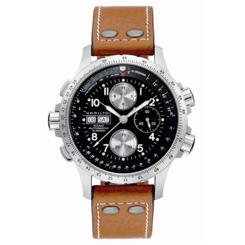 Hamilton Khaki Aviation X-Wind Stainless Steel / Black H77616533
