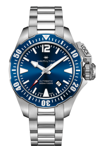 Hamilton Frogman Auto 42 Stainless Steel / Blue / Bracelet H77705145