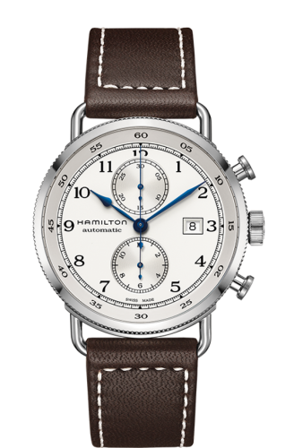 Hamilton Pioneer Auto Chrono 44 Stainless Steel / Silver H77706553
