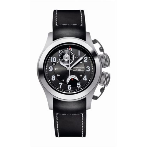 Hamilton Frogman Auto Chrono 43 Titanium / Black H77716333