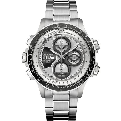 Hamilton Khaki Aviation X-Wind Automatic Silver / Bracelet H77726151