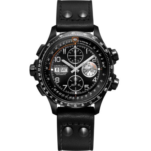 Hamilton Khaki Aviation X-Wind Auto Chrono PVD / Black H77736733