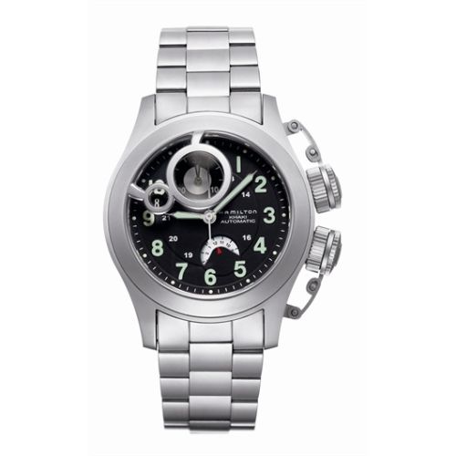 Hamilton Frogman Auto Chrono 43 Titanium / Black / Bracelet H77746133