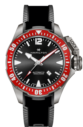 Hamilton Frogman Auto 46 Titanium / Black H77805335