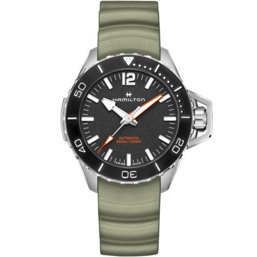 Hamilton Frogman Auto 46 Stainless Steel / Black / Rubber H77825331