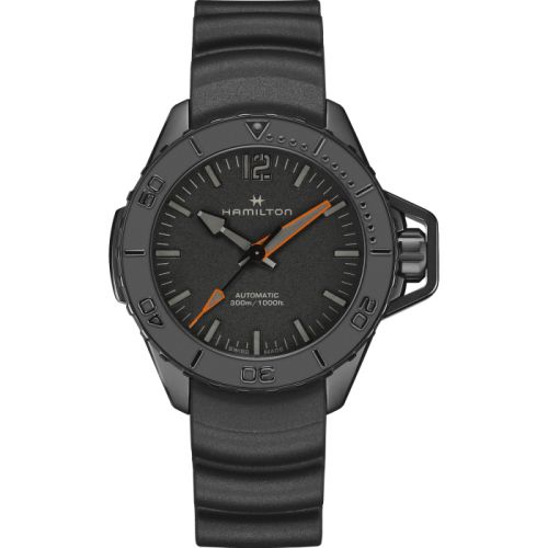 Hamilton Frogman Auto 46 PVD / Black / Rubber H77845330