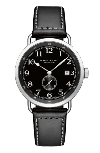 Hamilton Pioneer Small Second Auto 40 Stainless Steel / Black H78415733