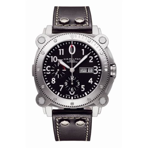 Hamilton Khaki Navy BeLOWZERO Auto Chrono Stainless Steel / Black H78616733