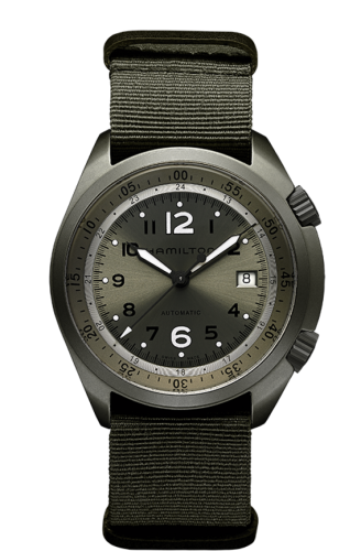 Hamilton Khaki Pilot Pioneer Alu Olive Green Auto H80405865