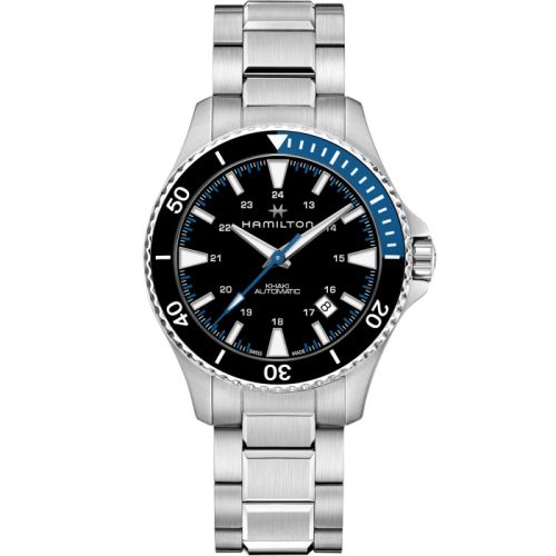 Hamilton Khaki Navy Scuba Auto Stainless Steel / Black / Bracelet H82315131