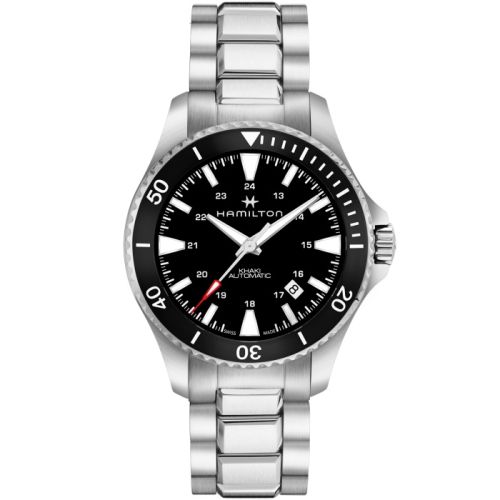 Hamilton Khaki Navy Scuba Auto Stainless Steel / Black / Bracelet H82335131
