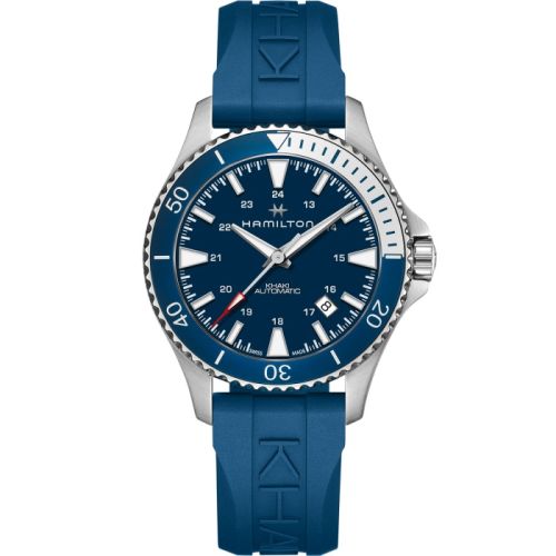 Hamilton Khaki Navy Scuba Auto Stainless Steel / Blue / Rubber H82345341