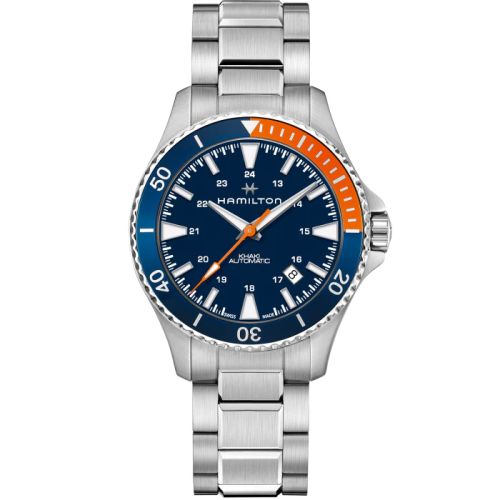 Hamilton Khaki Navy Scuba Auto Stainless Steel / Blue / Bracelet H82365141